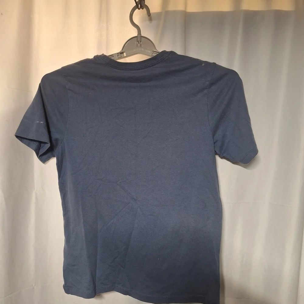 Wonder Nation  2 T- Shirt Bundle Blue Tee with Skeleton and Orange Skateboard